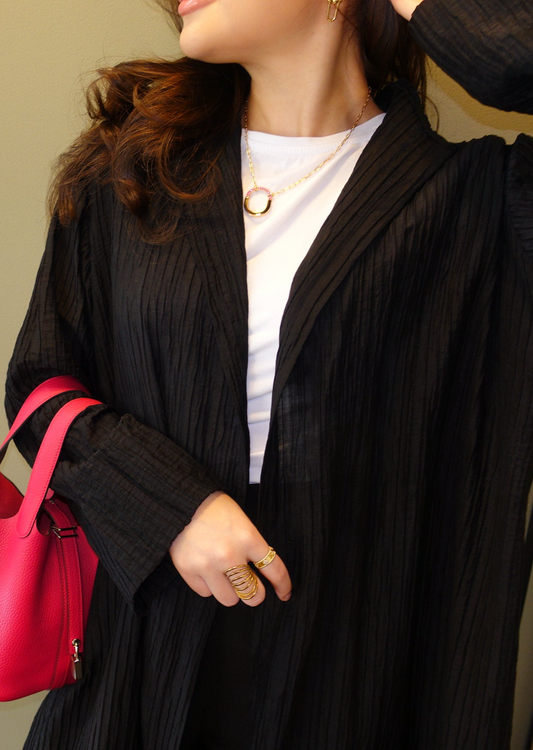 The Pleated Abaya